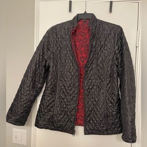 Quilted lightweight black jacket